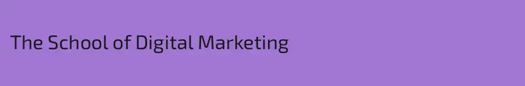 The School of Digital Marketing